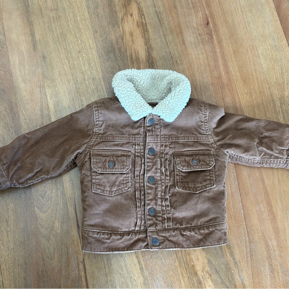 GAP Corduroy and Sherpa Lined Jacket